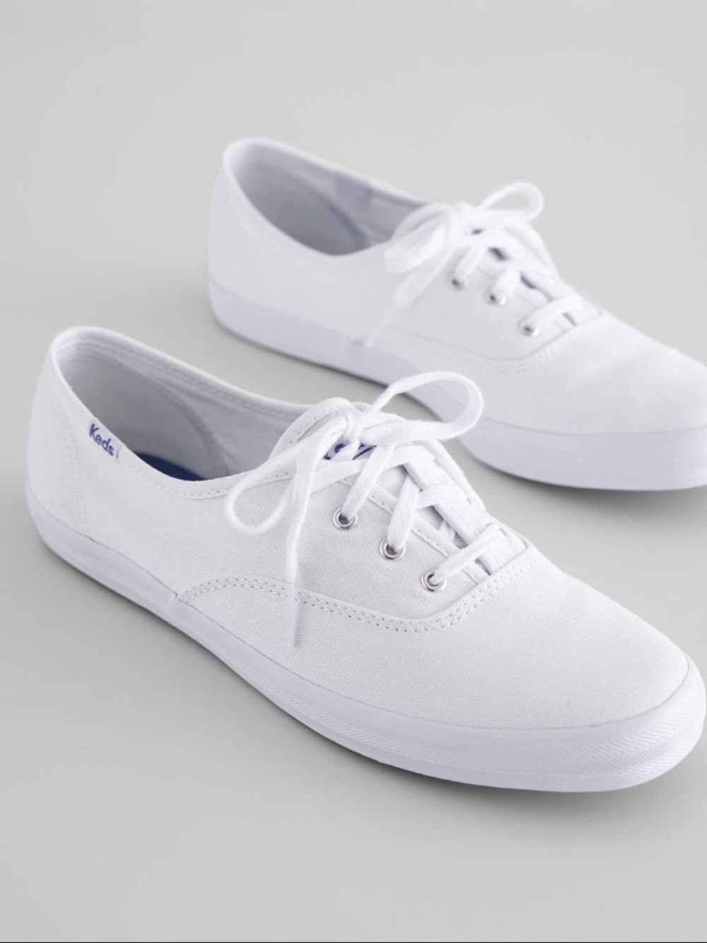 New Keds Classic White Champion Sneakers, Size 8